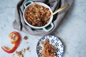 oatmeal Appel Crumble