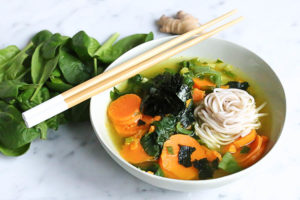Miso Soba Noodle soup