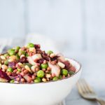 Lentil Salad with Beets and Pine nuts