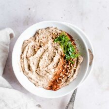 Makkelijke Baba Ganoush (zonder grill methode)